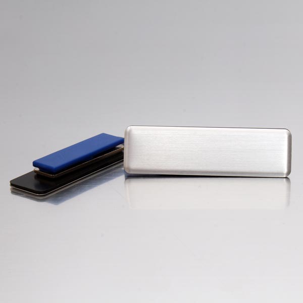 Badge Aluminium  Silver Magnet 7015